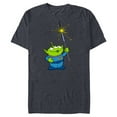 thumbnail image 1 of Disney and Pixar’s Toy Story Alien Sparklers Fourth of July - Short Sleeve Blended T-Shirt for Adults - Customized-Navy Heather, 1 of 5