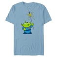thumbnail image 1 of Disney and Pixar’s Toy Story Alien Sparklers Fourth of July - Short Sleeve Blended T-Shirt for Adults - Customized-Ocean Blue, 1 of 5