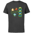 thumbnail image 1 of Disney and Pixar’s Toy Story Aliens Celebrate Holiday - Short Sleeve Cotton T-Shirt for Adults - Customized-Charcoal, 1 of 5