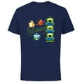 thumbnail image 1 of Disney and Pixar’s Toy Story Aliens Celebrate Holiday - Short Sleeve Cotton T-Shirt for Adults - Customized-Navy, 1 of 5