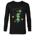 thumbnail image 1 of Disney and Pixar’s Toy Story Aliens Earth Day Think Green - Long Sleeve T-Shirt for Men - Customized-Black, 1 of 5
