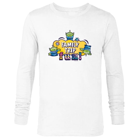 Disney and Pixar’s Toy Story Aliens Family Trip Fun Vacation - Long Sleeve T-Shirt for Men - Customized-White
