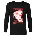 thumbnail image 1 of Disney and Pixar’s Toy Story Aliens I Love Earth Day Pizza - Long Sleeve T-Shirt for Men - Customized-Black, 1 of 5