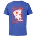 thumbnail image 1 of Disney and Pixar’s Toy Story Aliens I Love Earth Day Pizza - Short Sleeve Cotton T-Shirt for Adults - Customized-Royal Heather, 1 of 5