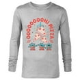 thumbnail image 1 of Disney and Pixar’s Toy Story Aliens Oooooh! Pizza Distressed - Long Sleeve T-Shirt for Men - Customized-Athletic Heather, 1 of 5