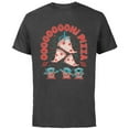 thumbnail image 1 of Disney and Pixar’s Toy Story Aliens Oooooh! Pizza Distressed - Short Sleeve Cotton T-Shirt for Adults - Customized-Charcoal, 1 of 5