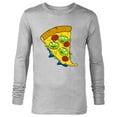 thumbnail image 1 of Disney and Pixar’s Toy Story Aliens Pepperoni Pizza - Long Sleeve T-Shirt for Men - Customized-Athletic Heather, 1 of 5