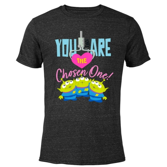 Disney and Pixar’s Toy Story Aliens You Are The Chosen One - Short Sleeve Blended T-Shirt for Adults – Customized-Black