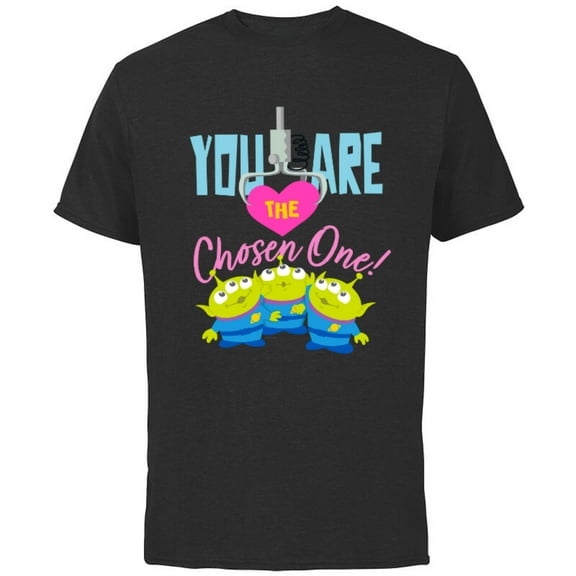 Disney and Pixar’s Toy Story Aliens You Are The Chosen One - Short Sleeve Cotton T-Shirt for Adults - Customized-Black
