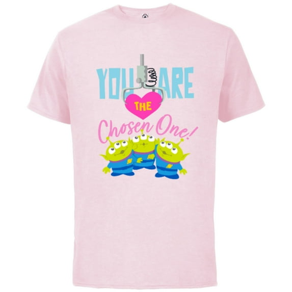 Disney and Pixar’s Toy Story Aliens You Are The Chosen One - Short Sleeve Cotton T-Shirt for Adults - Customized-Soft Pink