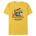 thumbnail image 1 of Disney and Pixar’s Toy Story Birthday Crew Party Matching - Short Sleeve Blended T-Shirt for Adults - Customized-Yellow, 1 of 5