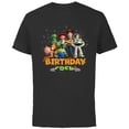 thumbnail image 1 of Disney and Pixar’s Toy Story Birthday Crew Party Matching - Short Sleeve Cotton T-Shirt for Adults - Customized-Black, 1 of 5