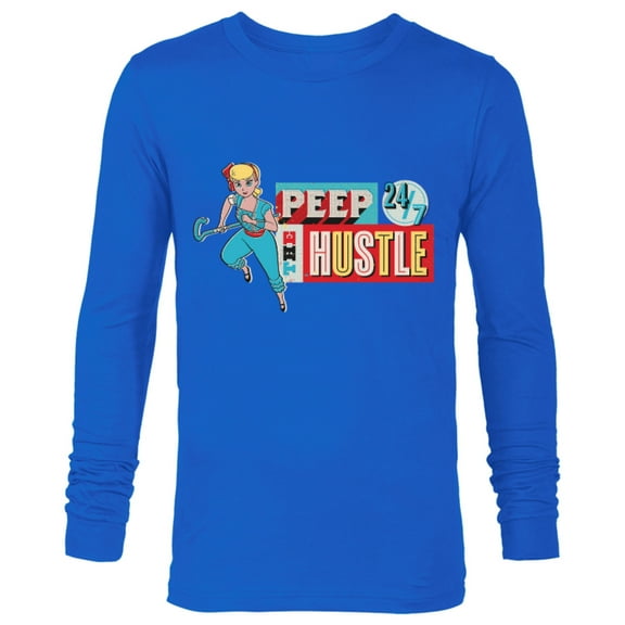 Disney and Pixar’s Toy Story Bo Peep 24/7 Hustle - Long Sleeve T-Shirt for Men - Customized-Royal