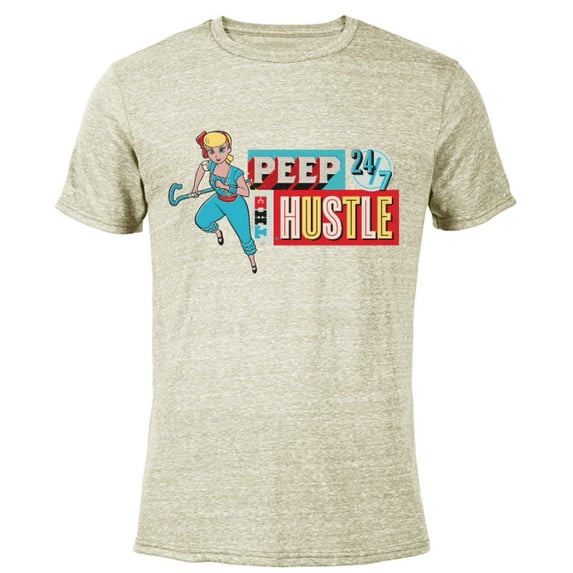Disney and Pixar’s Toy Story Bo Peep 24/7 Hustle - Short Sleeve Blended T-Shirt for Adults - Customized-Yellow