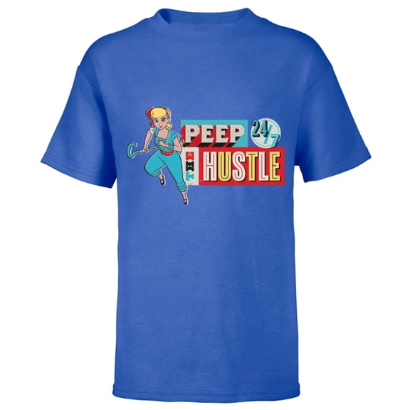 Disney and Pixar’s Toy Story Bo Peep 24/7 Hustle - Short Sleeve T-Shirt for Kids - Customized-Royal