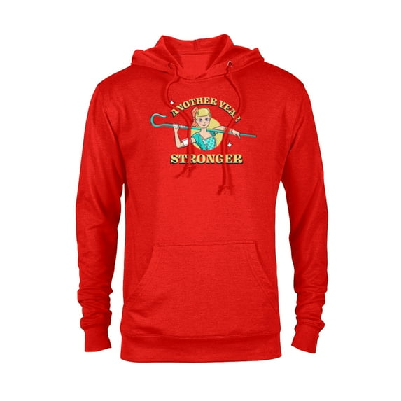 Disney and Pixar’s Toy Story Bo Peep Another Year Stronger - Pullover Hoodie for Adults - Customized-Red