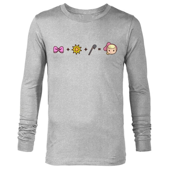Disney and Pixar’s Toy Story Bo Peep Emoji Code Formula - Long Sleeve T-Shirt for Men - Customized-Athletic Heather