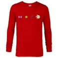 thumbnail image 1 of Disney and Pixar’s Toy Story Bo Peep Emoji Code Formula - Long Sleeve T-Shirt for Men - Customized-New Red, 1 of 5