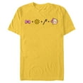 thumbnail image 1 of Disney and Pixar’s Toy Story Bo Peep Emoji Code Formula - Short Sleeve Blended T-Shirt for Adults - Customized-Yellow, 1 of 5