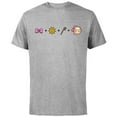 thumbnail image 1 of Disney and Pixar’s Toy Story Bo Peep Emoji Code Formula - Short Sleeve Cotton T-Shirt for Adults - Customized-Athletic Heather, 1 of 5