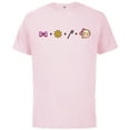 thumbnail image 1 of Disney and Pixar’s Toy Story Bo Peep Emoji Code Formula - Short Sleeve Cotton T-Shirt for Adults - Customized-Soft Pink, 1 of 5