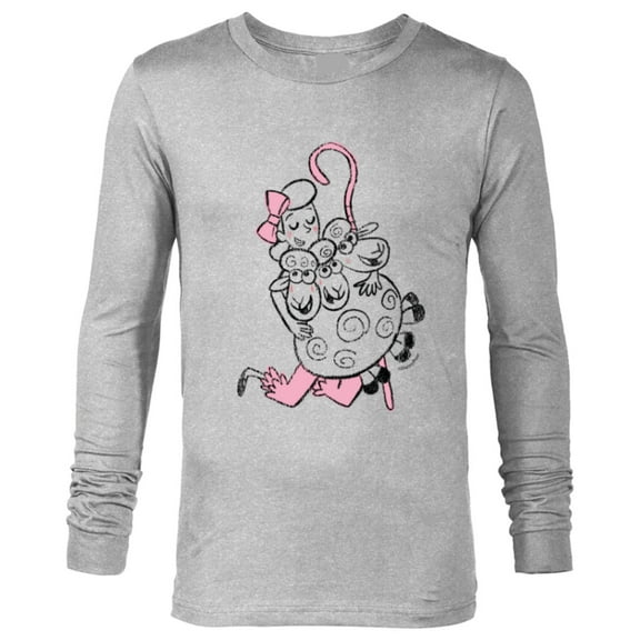 Disney and Pixar’s Toy Story Bo Peep Hugs Sheep - Long Sleeve T-Shirt for Men - Customized-Athletic Heather