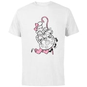 Disney and Pixar s Toy Story Bo Peep Hugs Sheep - Short Sleeve Cotton T-Shirt for Adults - Customized-White