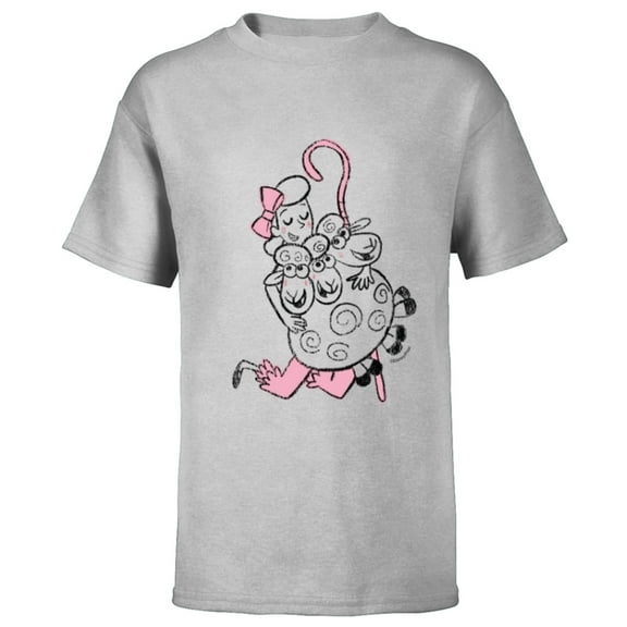 Disney and Pixar’s Toy Story Bo Peep Hugs Sheep - Short Sleeve T-Shirt for Kids - Customized-Athletic Heather