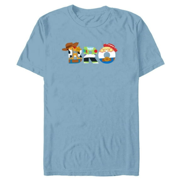 Disney and Pixar’s Toy Story Bro Brother Family Birthday - Short Sleeve Blended T-Shirt for Adults - Customized-Ocean Blue