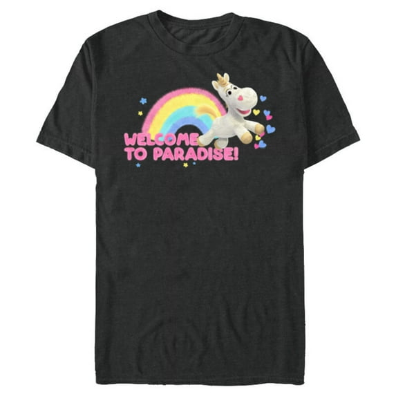 Disney and Pixar’s Toy Story Buttercup Unicorn Welcome - Short Sleeve Blended T-Shirt for Adults - Customized-Dark Heather