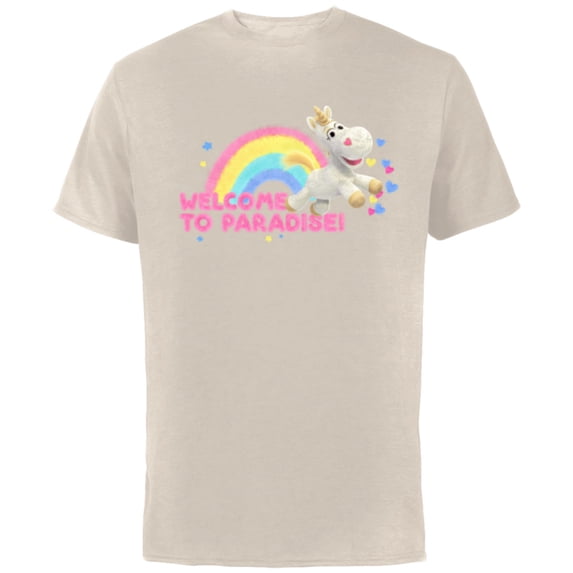 Disney and Pixar’s Toy Story Buttercup Unicorn Welcome - Short Sleeve Cotton T-Shirt for Adults - Customized-Natural