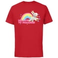 thumbnail image 1 of Disney and Pixar’s Toy Story Buttercup Unicorn Welcome - Short Sleeve Cotton T-Shirt for Adults - Customized-Red, 1 of 5