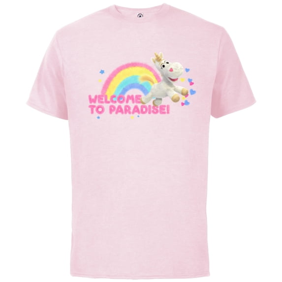 Disney and Pixar’s Toy Story Buttercup Unicorn Welcome - Short Sleeve Cotton T-Shirt for Adults - Customized-Soft Pink