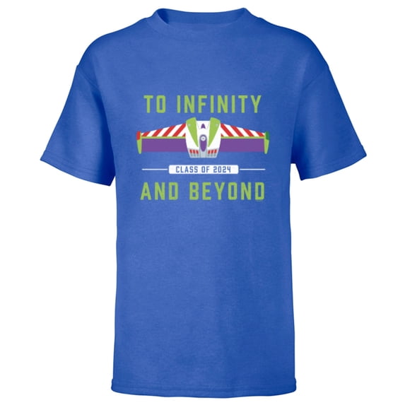 Disney and Pixar’s Toy Story Buzz Graduation Class of 2024 - Short Sleeve T-Shirt for Kids - Customized-Royal