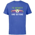 thumbnail image 1 of Disney and Pixar’s Toy Story Buzz Graduation To Infinity - Short Sleeve Cotton T-Shirt for Adults - Customized-Royal Heather, 1 of 5