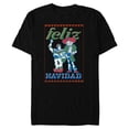 thumbnail image 1 of Disney and Pixar’s Toy Story Buzz & Jessie Feliz Navidad - Short Sleeve Blended T-Shirt for Adults - Customized-Black, 1 of 5