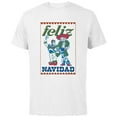 thumbnail image 1 of Disney and Pixar’s Toy Story Buzz & Jessie Feliz Navidad - Short Sleeve Cotton T-Shirt for Adults - Customized-White, 1 of 5