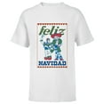 thumbnail image 1 of Disney and Pixar’s Toy Story Buzz & Jessie Feliz Navidad - Short Sleeve T-Shirt for Kids - Customized-White, 1 of 5