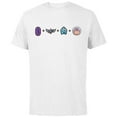 thumbnail image 1 of Disney and Pixar’s Toy Story Buzz Lightyear Emoji Code - Short Sleeve Cotton T-Shirt for Adults - Customized-White, 1 of 5