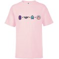 thumbnail image 1 of Disney and Pixar’s Toy Story Buzz Lightyear Emoji Code - Short Sleeve T-Shirt for Kids - Customized-Soft Pink, 1 of 5