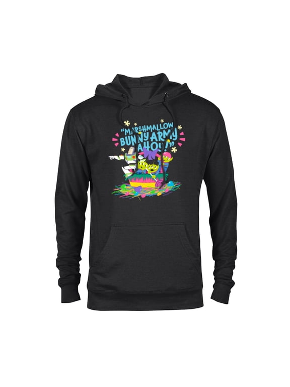 Disney and Pixar’s Toy Story Buzz Lightyear Funny Easter - Pullover Hoodie for Adults - Customized-Black