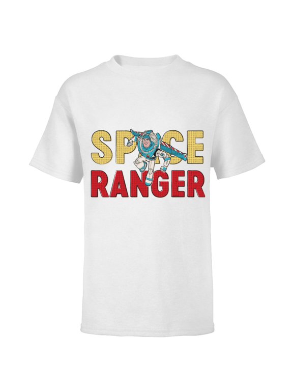 Disney and Pixar’s Toy Story Buzz Lightyear Space Ranger - Short Sleeve T-Shirt for Kids - Customized-White