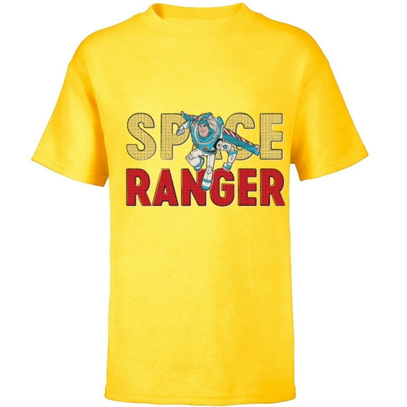 Disney and Pixar’s Toy Story Buzz Lightyear Space Ranger - Short Sleeve T-Shirt for Kids - Customized-Yellow