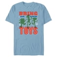 thumbnail image 1 of Disney and Pixar’s Toy Story Christmas Bring on the Toys - Short Sleeve Blended T-Shirt for Adults - Customized-Ocean Blue, 1 of 5