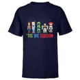 thumbnail image 1 of Disney and Pixar’s Toy Story Christmas Holiday Nutcrackers - Short Sleeve T-Shirt for Kids - Customized-Navy, 1 of 5