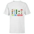 thumbnail image 1 of Disney and Pixar’s Toy Story Christmas Holiday Nutcrackers - Short Sleeve T-Shirt for Kids - Customized-White, 1 of 5