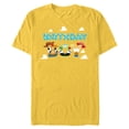 thumbnail image 1 of Disney and Pixar’s Toy Story Clouds Birthday Boy - Short Sleeve Blended T-Shirt for Adults - Customized-Yellow, 1 of 5