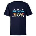 thumbnail image 1 of Disney and Pixar’s Toy Story Clouds Birthday Boy - Short Sleeve T-Shirt for Kids - Customized-Navy, 1 of 5