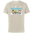 thumbnail image 1 of Disney and Pixar’s Toy Story Clouds Birthday Girl - Short Sleeve Cotton T-Shirt for Adults - Customized-Natural, 1 of 5