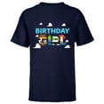 thumbnail image 1 of Disney and Pixar’s Toy Story Clouds Birthday Girl - Short Sleeve T-Shirt for Kids - Customized-Navy, 1 of 5